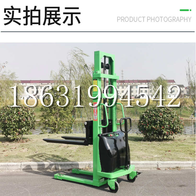 吉首市电动叉车堆高车液压铲车电瓶1吨2吨站驾步行式小型全自动叉车